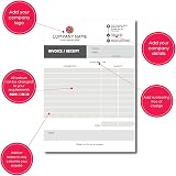 Your Invites Personalised A5 Duplicate Invoice Book 50 Sets NCR Pad view 2