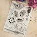 Shoresu Mermaid Clear Stamps Sheets Transparent Silicone Seal for DIY Scrapbooking Craft Card Photo Album Decorative 10x15cm/3.94x5.91in