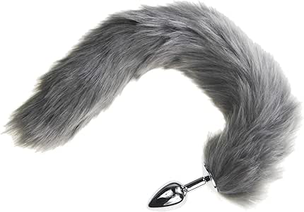 Butt Play Plug BdSM Dog Fox Tail Anal Plug Sexy Toys Metal ...