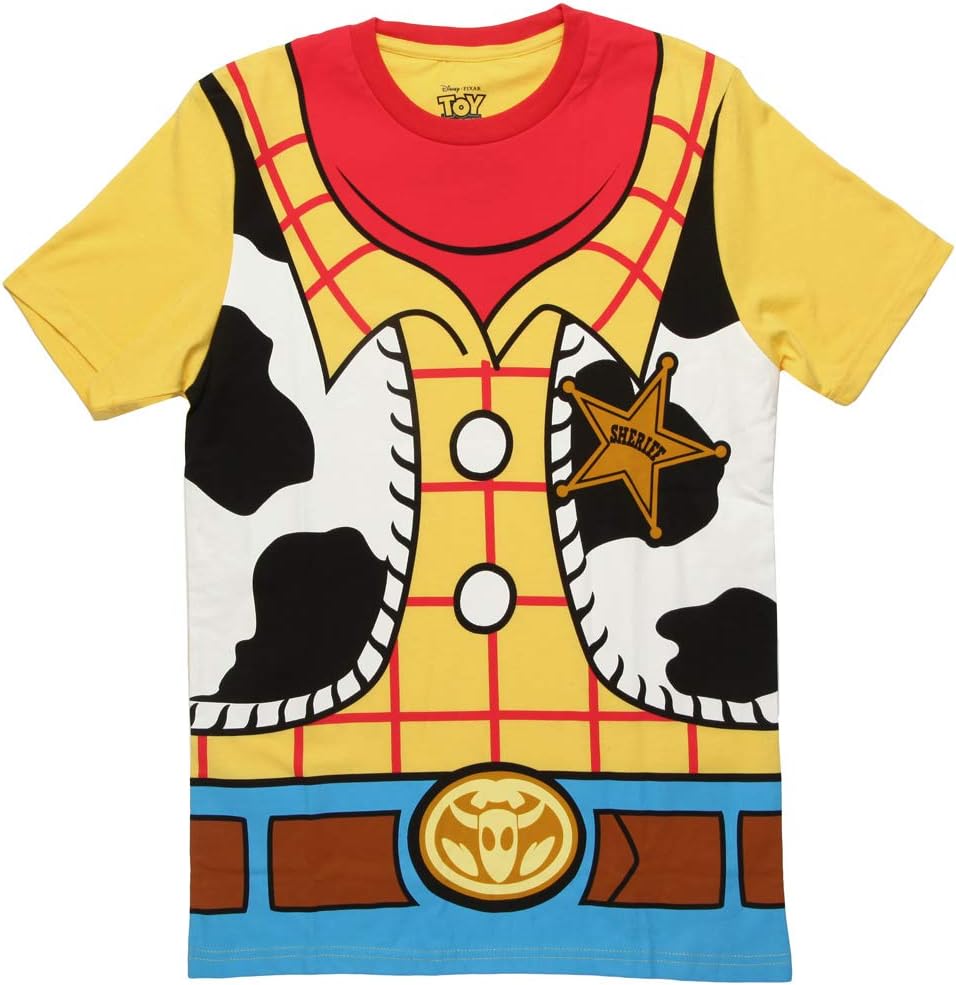Toy Story Woody Cowboy Costume Banana Yellow Adult T-Shirt Tee