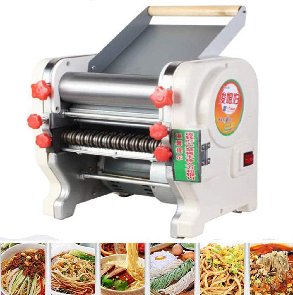 TOPCHANCES Electric Automatic Pasta Machine Stainless Steel
