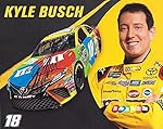 AUTOGRAPHED 2017 Kyle Busch #18 M&Ms Toyota Racing (Joe Gibbs Team) Monster Energy Cup Series Signed Collectible Picture 8X10 Inch NASCAR Hero Card Photo with COA