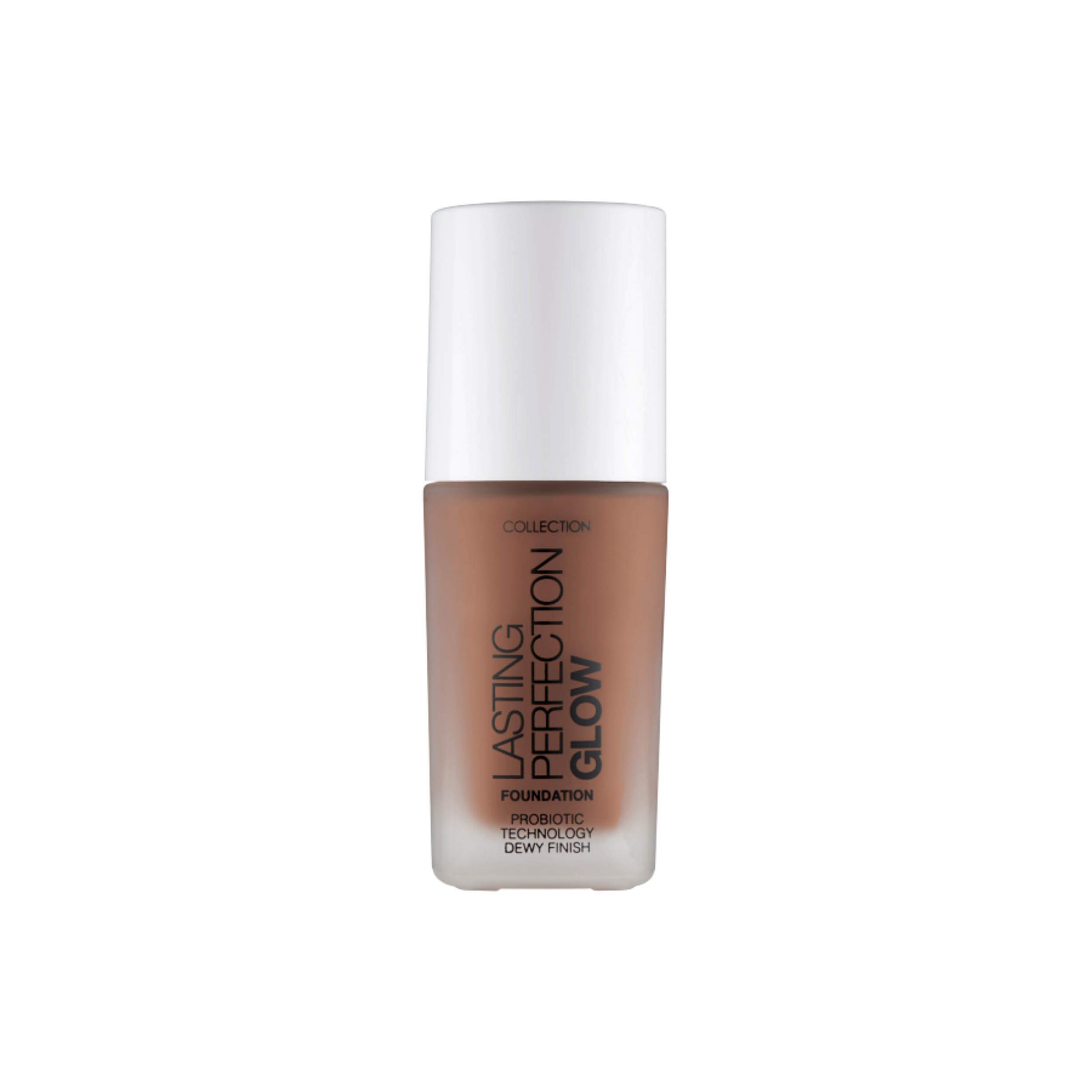 Collection Cosmetics Lasting Perfection Glow Foundation, Medium to Full Coverage, 27ml, Dark Mocha