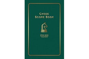 Chess Scorebook: Chess Game Score Sheet Log Book for Chess Players - Green