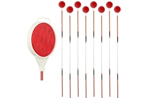 DURAMEX (TM) 8PCS 8 Pack Driveway Markers Reflectors, 48 Inch Adjustable Size Reflective Driveway Markers for Snow Plowing - 