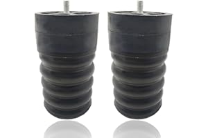 DAZZLAIT SSR-313-47 Rear Suspension Enhancement System Black | Bump Stop Fit for Dodge RAM ProMaster 1500 2500 3500 4 X 2 (2014-2023) | Rear Suspension Helper Springs | Rear Leaf Spring Suspension Kit