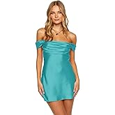 Homecoming Dresses for Teens Satin Short HOCO Dress 2026 Tight Off Shoulder Petite Formal Corset Cocktail Gown