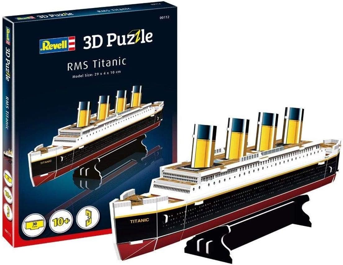 #Puzzle 3D Revell RMS Titanic por 5,29€ ¡¡39% de descuento!!