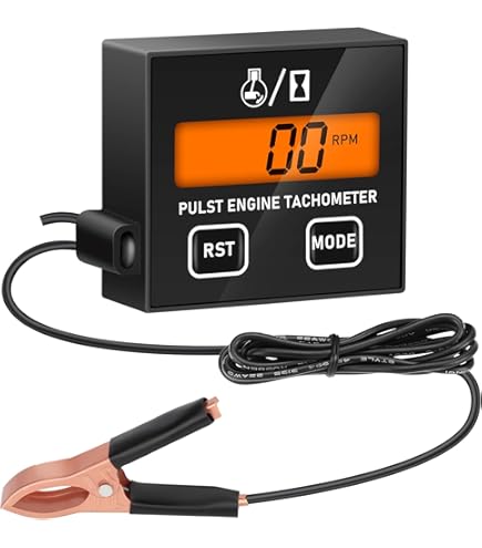 Jauge de tachymètre - VGEBY - 0-9990 tr/min - Écran LCD 52mm - Étanche