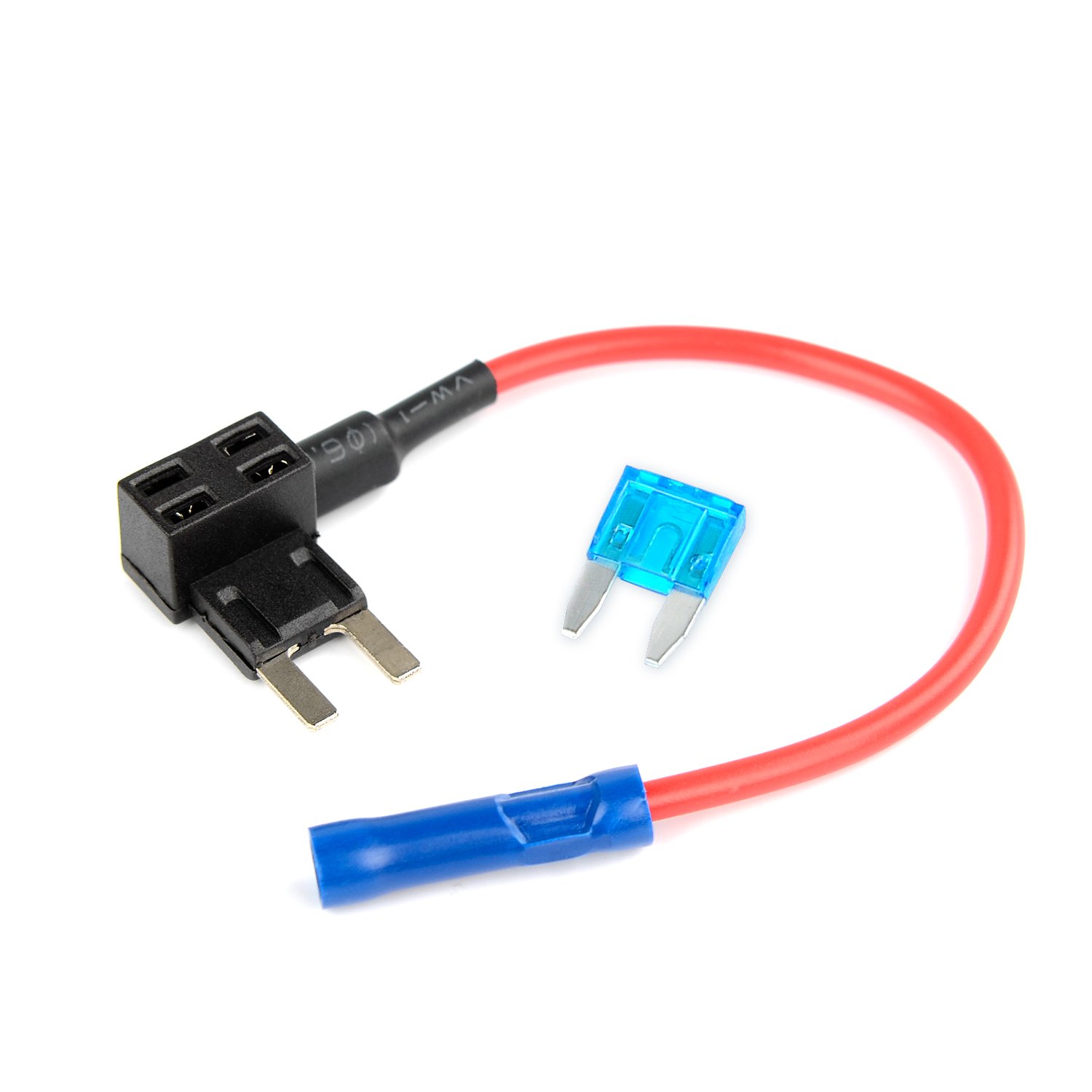 Amazon.com: Nilight GA0005 Holder TAP Adapter Mini ATM APM Blade Fuse Holder-10  Pack: Automotive