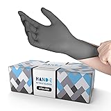 Hand-E Touch Grey Disposable Nitrile Gloves X Large