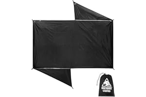 OneTigris Stella 2 Person Tent Footprint with Extra Vestibule Storage Cloth, 2 PersonTent Groundsheet 3000mm Waterproof Ratin