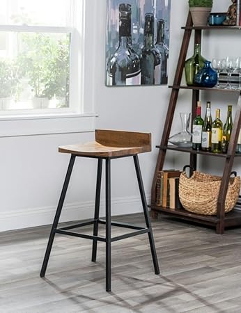 Rajtai Shree Bar/Kitchen/Cafe/Counter Stool (Black)