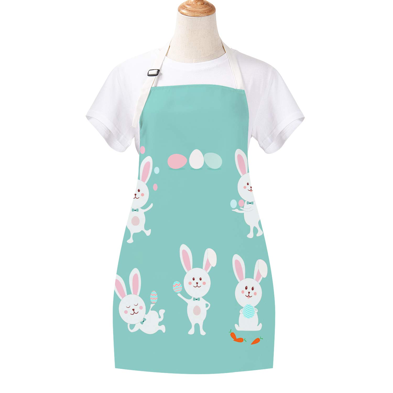 Buy Claswcalor Easter Day Cooking Aprons, Easter Sunday Aprons Happy