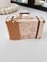 Lot 50 Mini Valises AmaJOY Toile Jute - Cadeaux Invités Mariage - Bonbonnières Thème Voyage