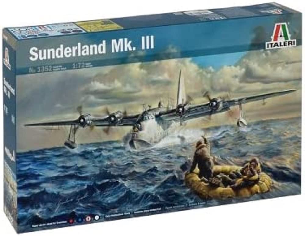 Italeri 510001352-1:72 Sunderland Mk. III Model Plane