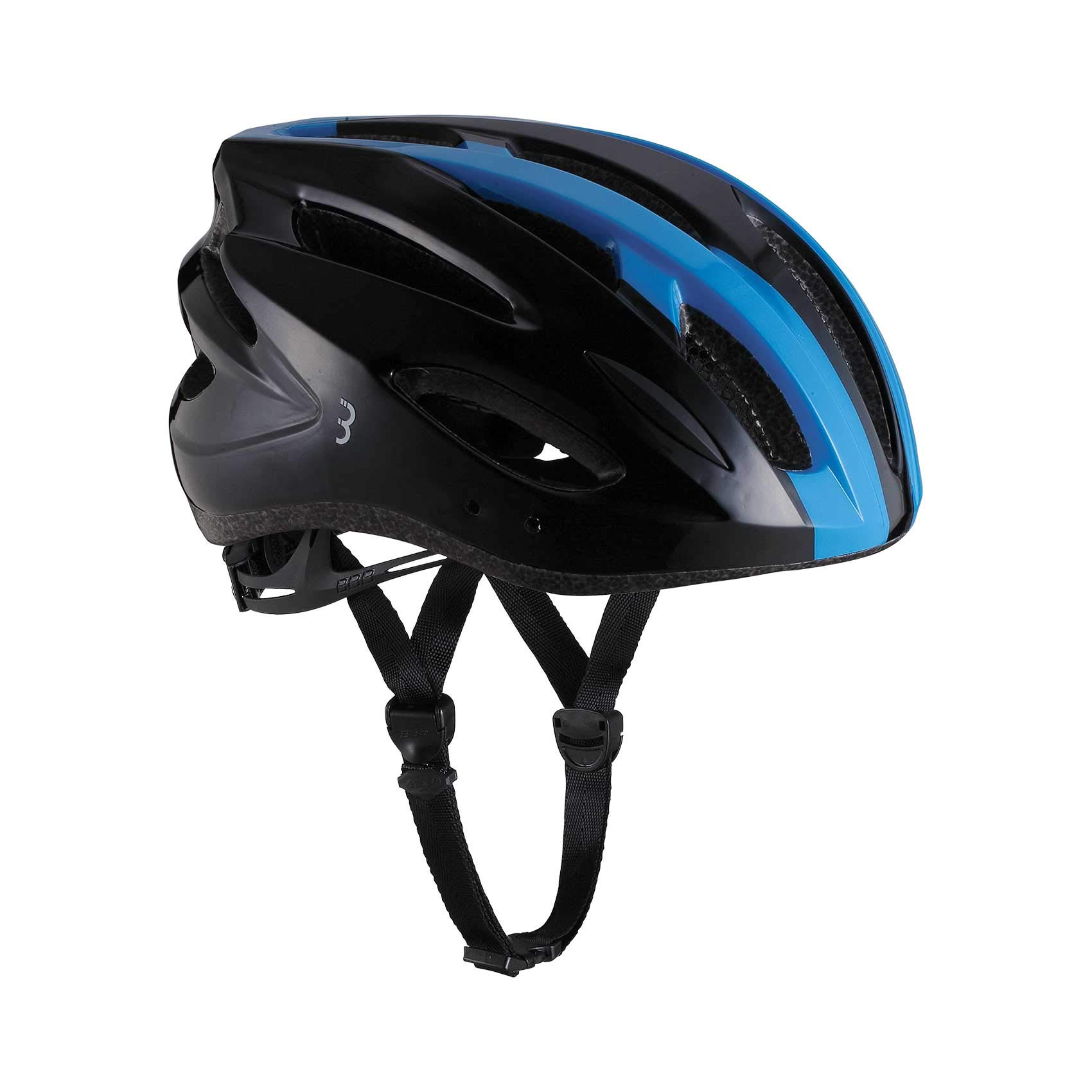 BBB Cycling Bike Helmet Men and Women Removable Visor and Insectnet MTB and Road Cycling Condor BHE-35 Black/Blue M (54-58 cm)