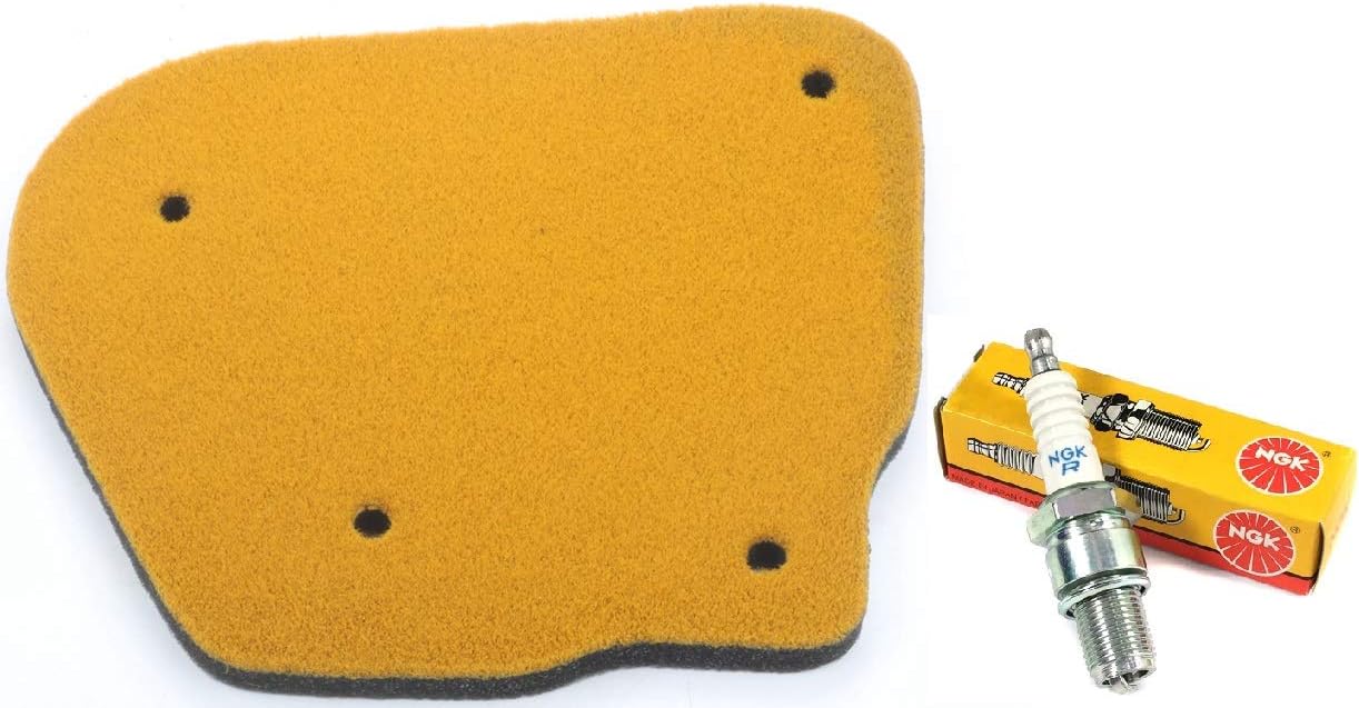 Air Filter Spark Plug Tune Up Kit for Yamaha Zuma YW50 2002