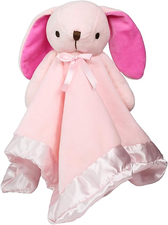 pink bunny security blanket