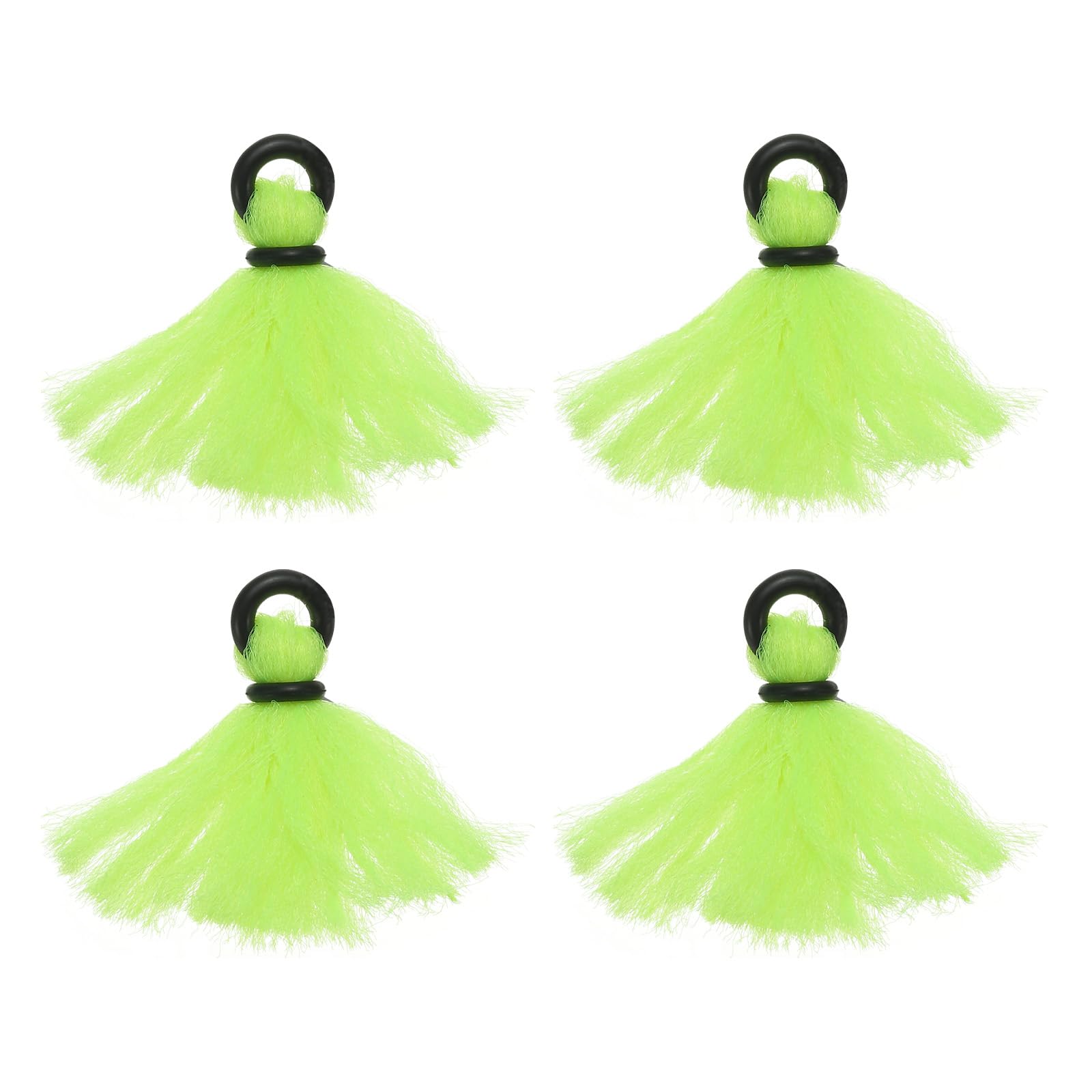 PATIKIL 1.3" Yellow Fly Fishing Strike Indicators, 4 Pcs