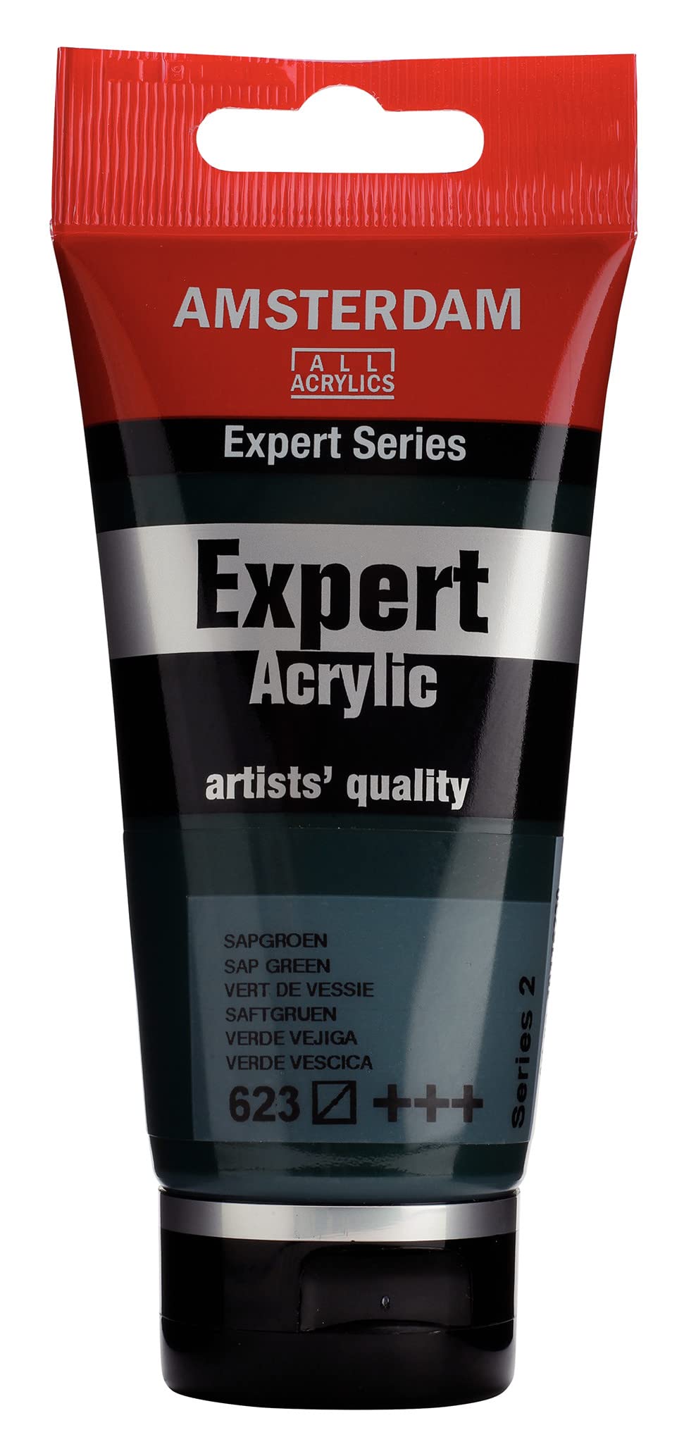 Amsterdam Expert Series Acrylic Paint Tube - Sap Green 623-75 ml - Professional Artist Quality - High Pigmentation - Excellent Lightfastness - Durable Finish - Made in Netherlands