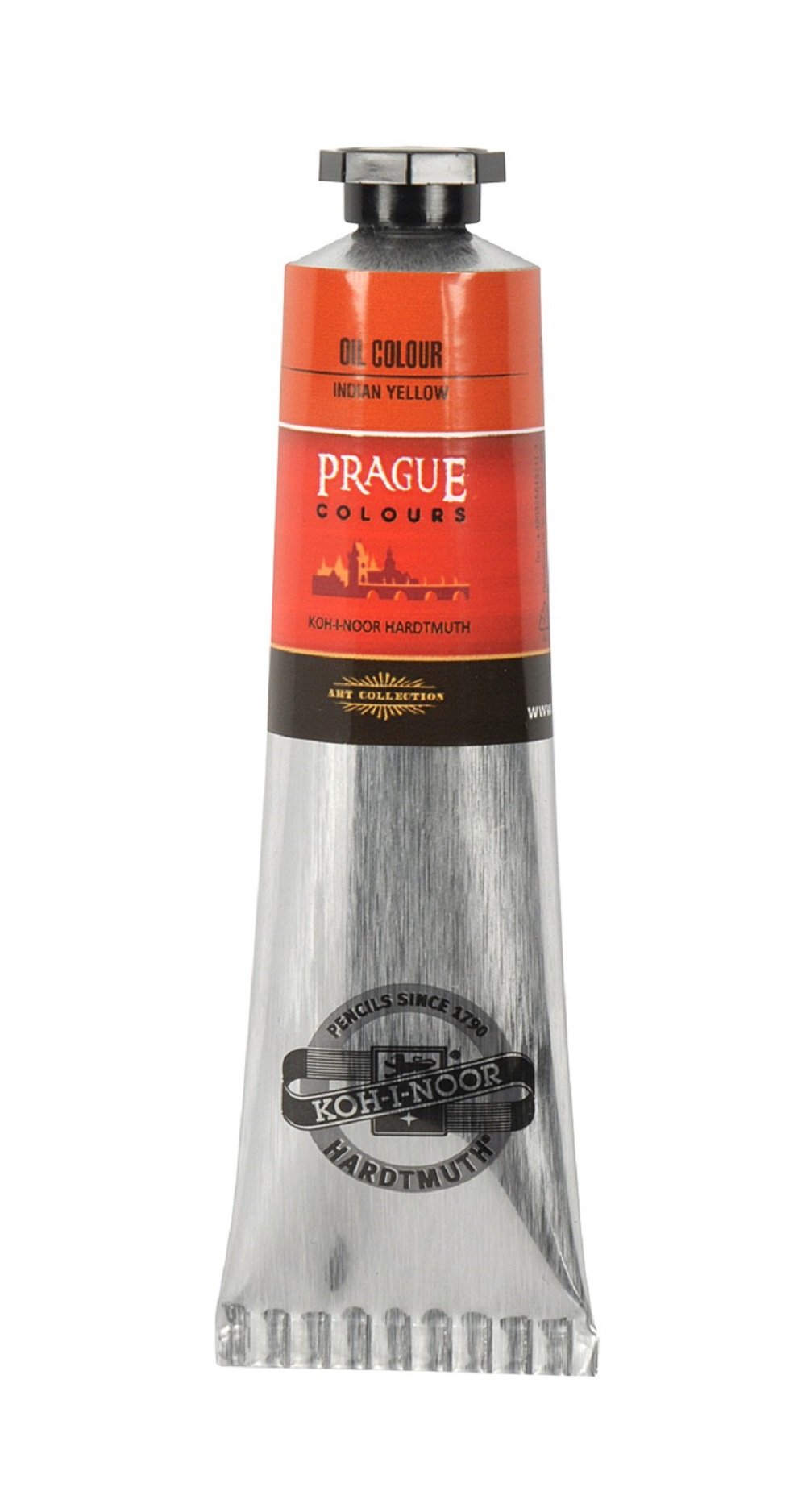 KOH-I-NOOR 0161727001TB 40 ml Artists Oil Colour Paint - Permanent Indian Yellow