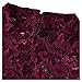 MIUSOL Women's Classicial Floral Lace Long Sleeve Slim Formal Mini Dress Wine Medium, Wine, Medium