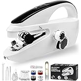 Hand Held Sewing Machines For Adults, Hand Held Sewing Machines For Hemming with Test Fabric(Not second-hand), Easy To Use Heavy Duty Rechargeable Hand Cordless Sewing Machine For Beginners, Women