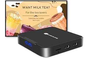 LinknLink Intelligent 4K Digital Signage Player, APP and PC Remote Control, Rich Customizable Templates, Schedule Playlists, DIY Video Wall Solution, 1 Free Player per Account or Buy Activation Code