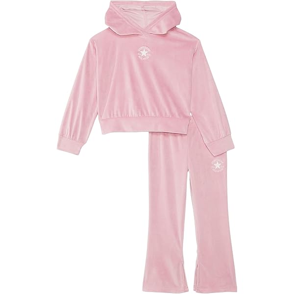 Amazon.com: Juicy Couture Girls' 2pc Zip Up Embossed Velour