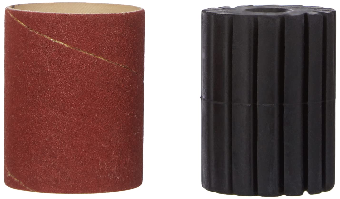 Bosch 1600A0014U Sanding Roller Straight Shank for Sanding Sleeve Plus Sanding Sheet AS60 Set for Bosch PRR 250 Removing Roller