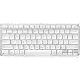 Satechi Slim EX1 Wireless Keyboard, 4-in-1 Connectivity, Silver | 3 Bluetooth plus 2.4 GHz, instant OS remap, rechargeable battery, for Mac, Windows, Android