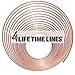 4LIFETIMELINES True Copper-Nickel Alloy Non-Magnetic Brake Line Tubing Coil - 1/4 Inch, 50 Feet