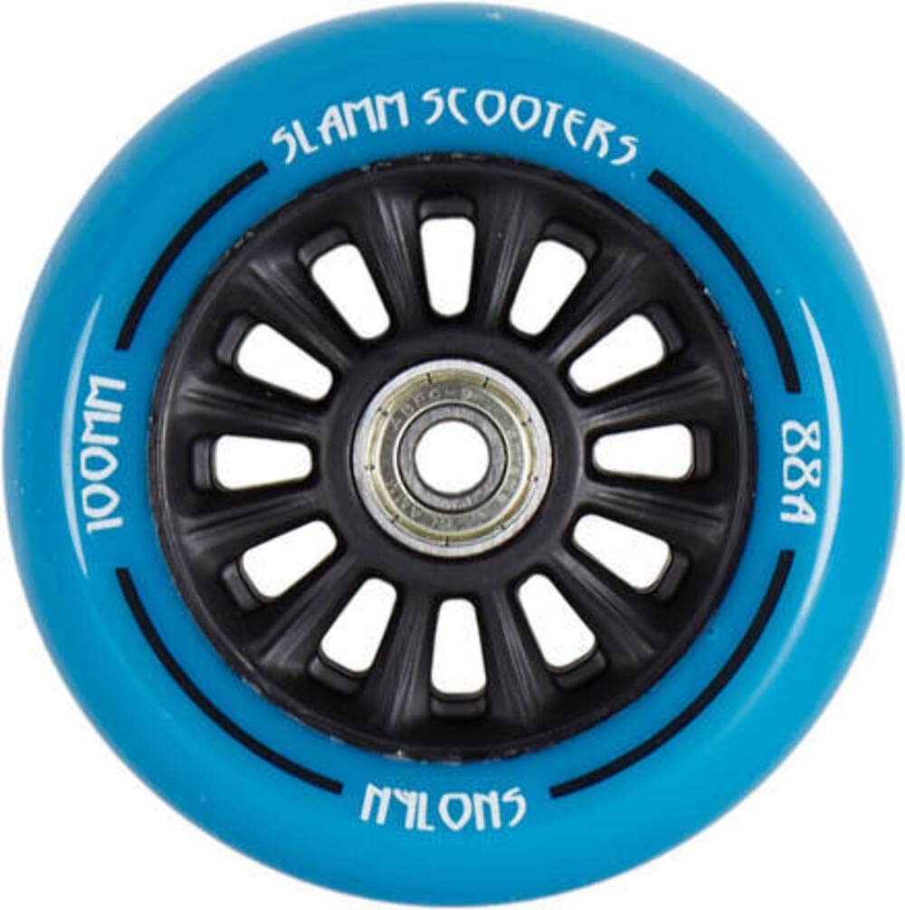 Slamm Scooters Ny-core Wheels,Unisex Adult, unisex_adult, SL509, azul, 100 mm