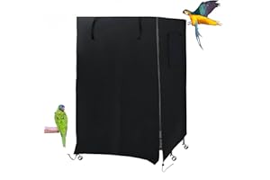 COHYVER Bird Cage Cover for Night, Good Night Birdcage Covers Fit for Yaheetech Birdcage, Bird Universal Pet Cage Cover Good Night for Cats, Mink, Totoro, Parakeet, Parrot and Small Animals (X-Large)