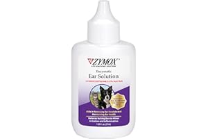 ZYMOX Enzymatic Ear Solution with 0.5-Percent Hydrocortisone, for Dog & Cat, 1.25 oz
