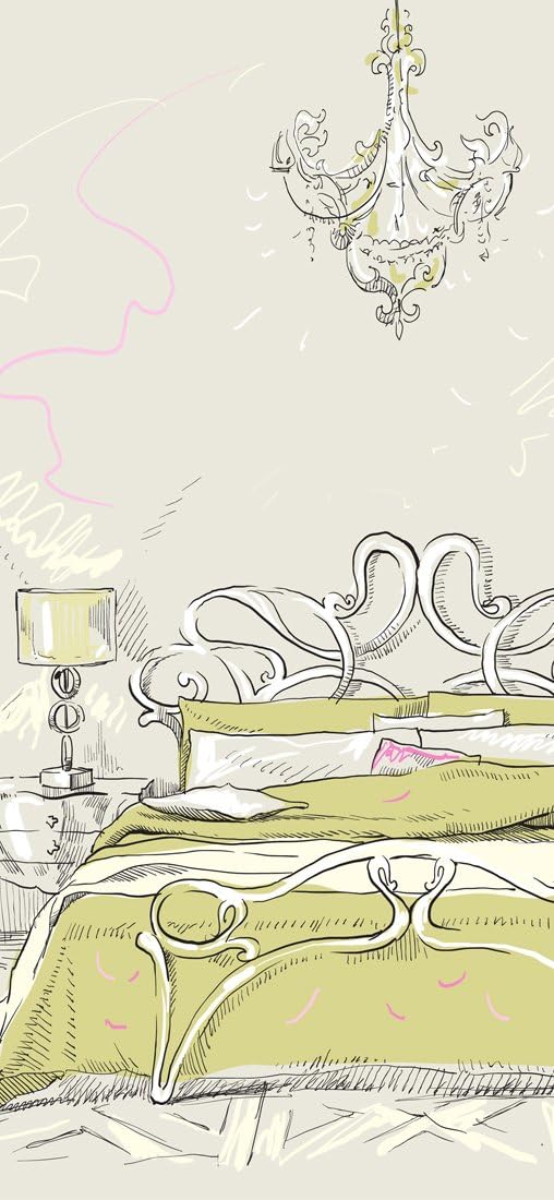PeelitStickit Furniture Art Wallpaper Design, Wall Mural ID-023, vinyl, Multi-colour