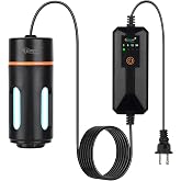 hygger Aquarium U-V Light with Timer, 360&deg; Protective Shield Clean Light for Green Water and Algae Clean, Mini Algae Control Lamp for Freshwater and Saltwater Tank (3W for 5-25 Gallon)
