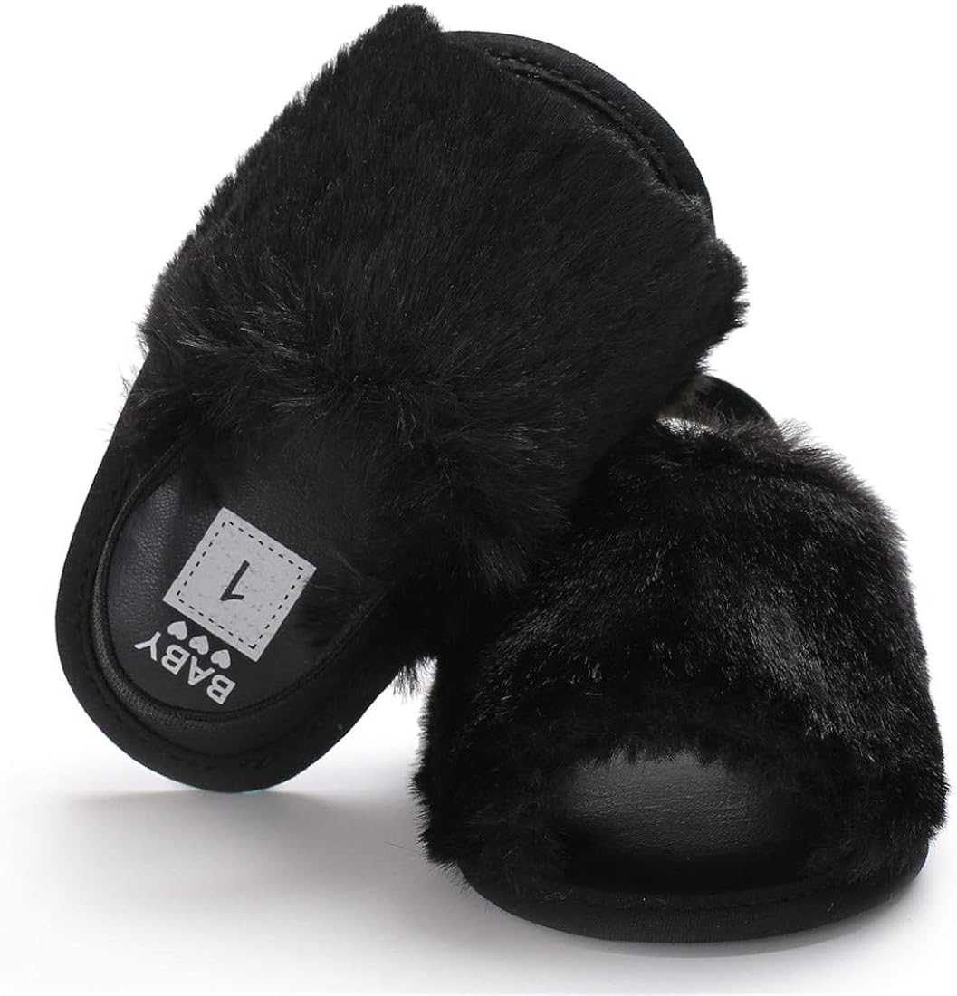 infant fur slides