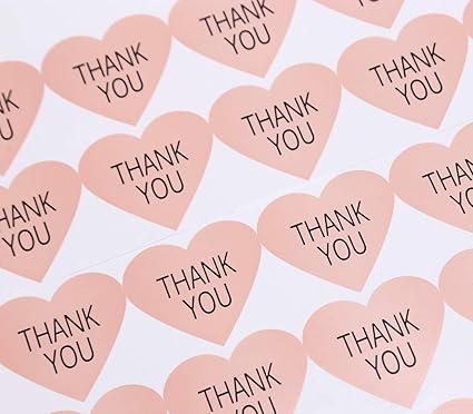 Amazon Ganssia 付箋 ハート形 Thank You サンキュータグ 3枚入り 35 38mm 印刷文字 封筒シール ラベル 菓子屋 贈り物 結婚式 パーティー ギフトメッセージカード ピンク 付箋 文房具 オフィス用品