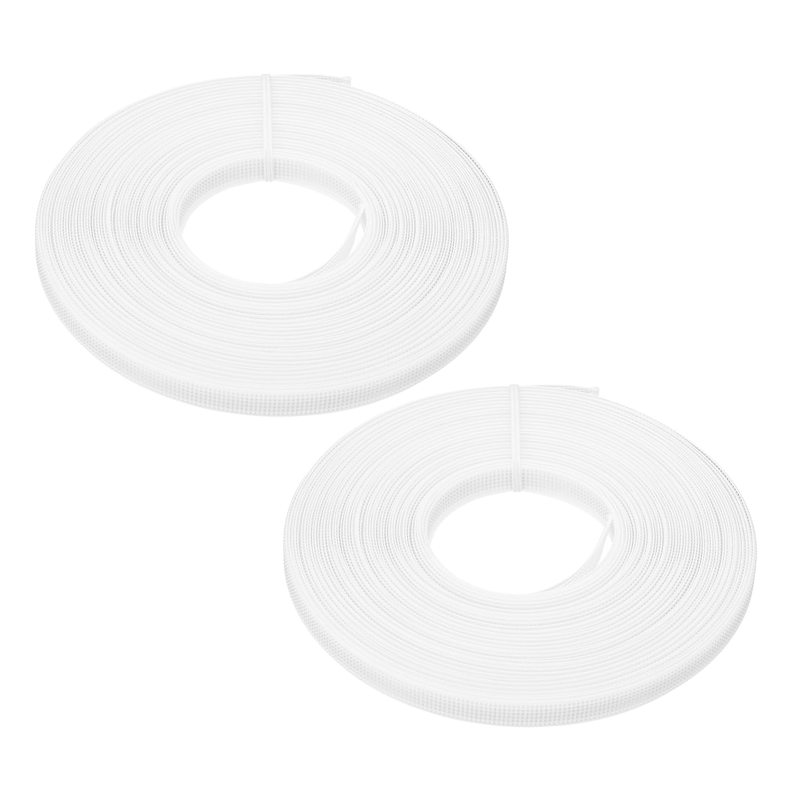 PATIKIL 10mm x 15 Yards Boning for Sewing, 2 Roll Polyester Low-Density Boning for Handmade Dolls Hats Handbags Wedding Dresses, White