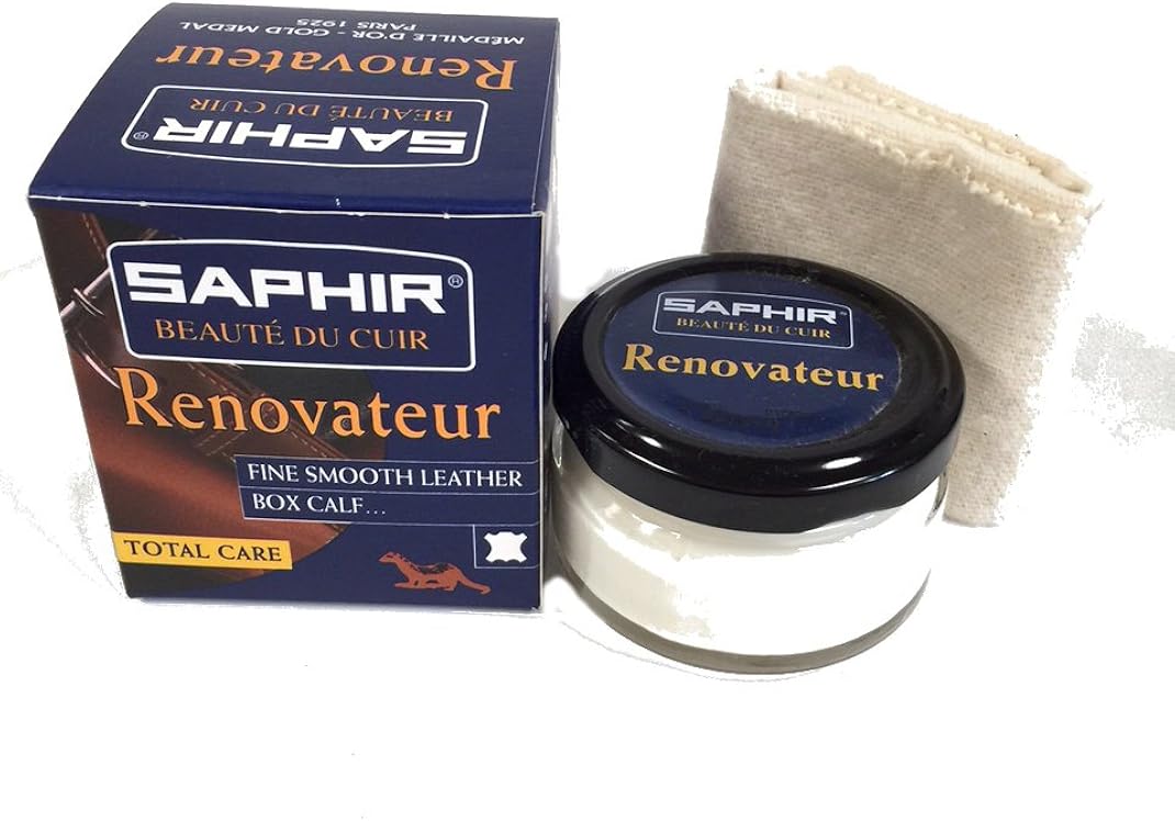 Saphir Renovateur Shoe Polish- All-Purpose, Conditioner Luxury Leather Care Balm: Shoes