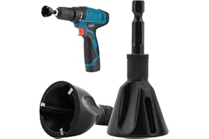 LOQJSS 2pcs Deburring External Chamfer Tool with Tungsten Carbide Blade, Deburring Chamfering Drill Bit, HSS Hex Shank Deburring Tool for Metal, Bolt Thread Repair with Quick Release Shank