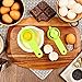 Egg Separator - Egg Yolk White Separator - 2 PCS - Quick and Easily White Yolk Filter Cooking Tool - Easy Egg White Strainer - Yolk Separator