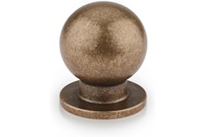 goldenwarm 10 Pack Antique Bronze Cabinet Knobs Antique Brass Knobs for Dresser Drawers Gold Kitchen Cabinet Knobs Vintage Dr