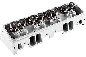 VEVOR Engine Cylinder Head Assembly Replacement, Aluminum Engine Cylinder Head Kit, Compatible with Small Block Chevrolet Eng
