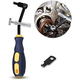 Bzcovac 58430 Shaft Type Seal Puller with 58500 Hook for Shaft/Seals | Removes Camshaft and Crankshaft Seals, Universal Seal Removal Tool, 56750 Blind Oil Seal Puller for Automotive Repair