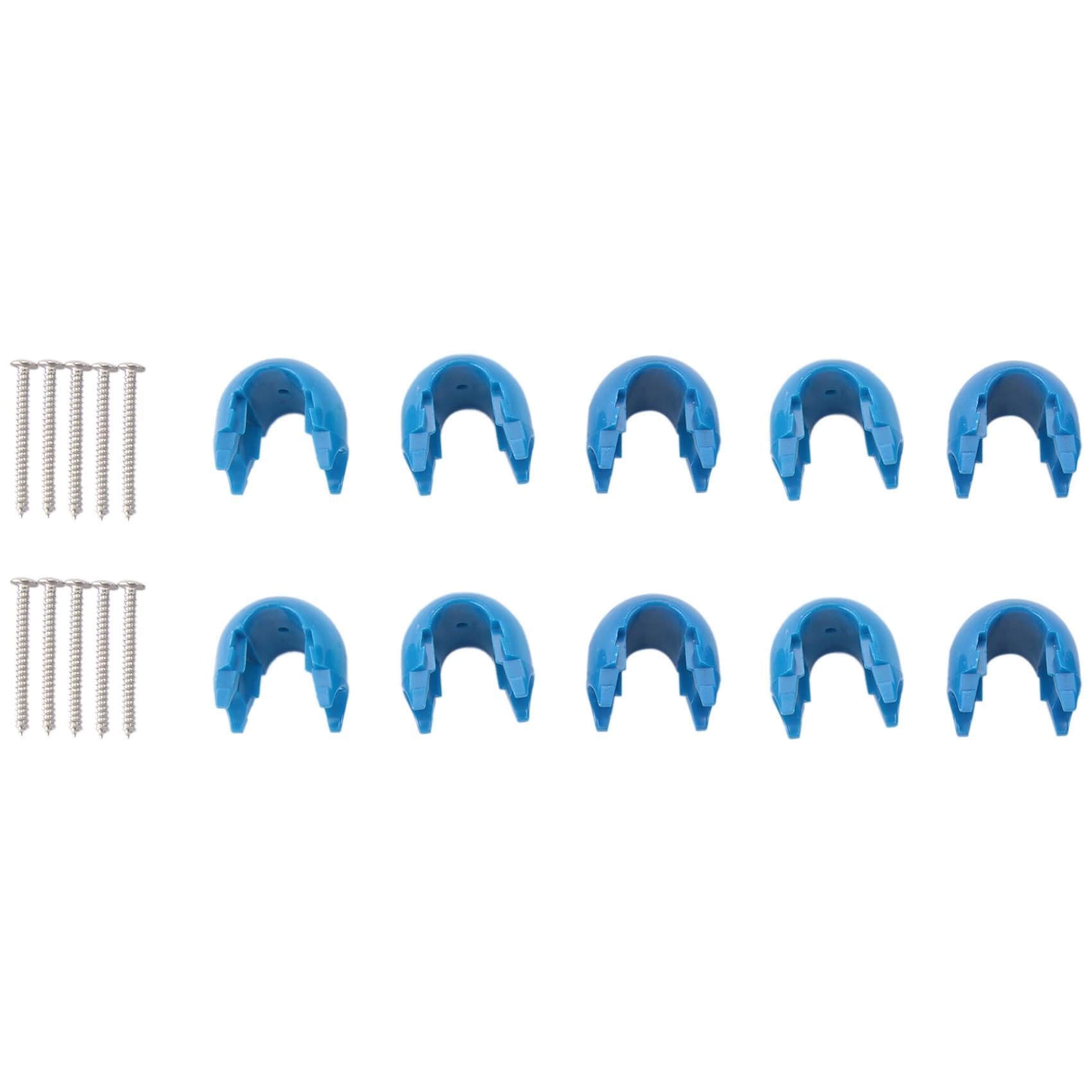 cdymrl 10Pcs Climbing Rope Net Plastic Connector Net Buckle Climbing Accessories for Outdoor Amusement Swing Climbing Rope Parts Blue