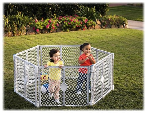 NORTH STATE IND 8666 Grey 6 Panel Play Gate