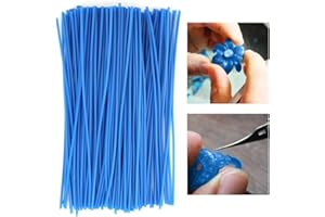 SHYEKYO Casting Wax Wire,1mm Round Sprue Wax Wire,Smooth Surface,Easy to Shape, Non Stick Engraving Moulding Wax Line Stick,for Handicraft Jewellery Casting